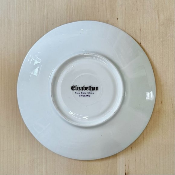 Vintage (1960s) Elizabethan Pink and Yellow Roses Teacup & Saucer - Picture 6 of 7